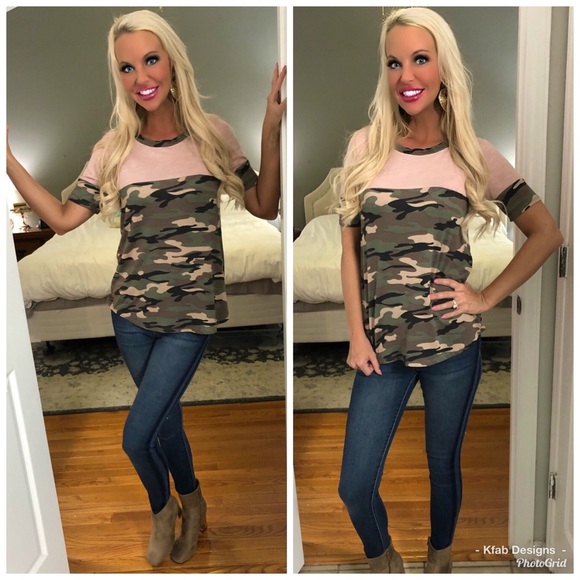 🥰LAST 1! Blush Camo Super Soft Tunic! - Picture 3 of 7